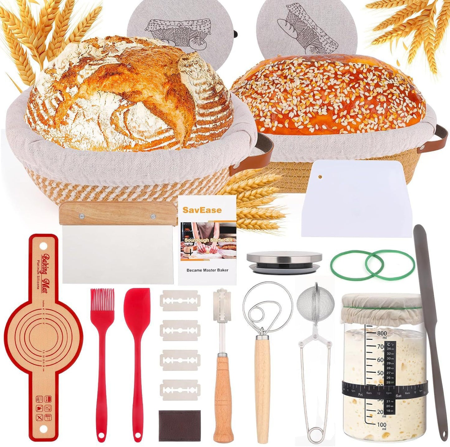 ✨【29 PCS】 sourdough starter kit