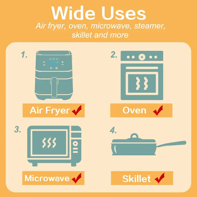 🍿【150PCS】Air Fryer Disposable Paper Liners Parchment Paper Liner