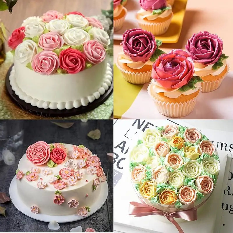 🍰【83 Pieces 】Stainless Steel Cake Decorating Nozzle Set Baking Tool Decorative Nozzle Set Decorative Tools