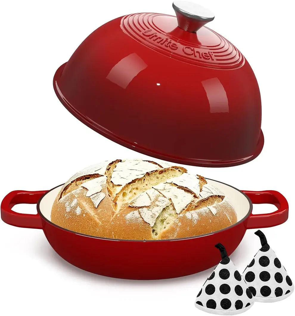 🌭🥪🍞Enameled cast iron bread pan for sourdough bread baking