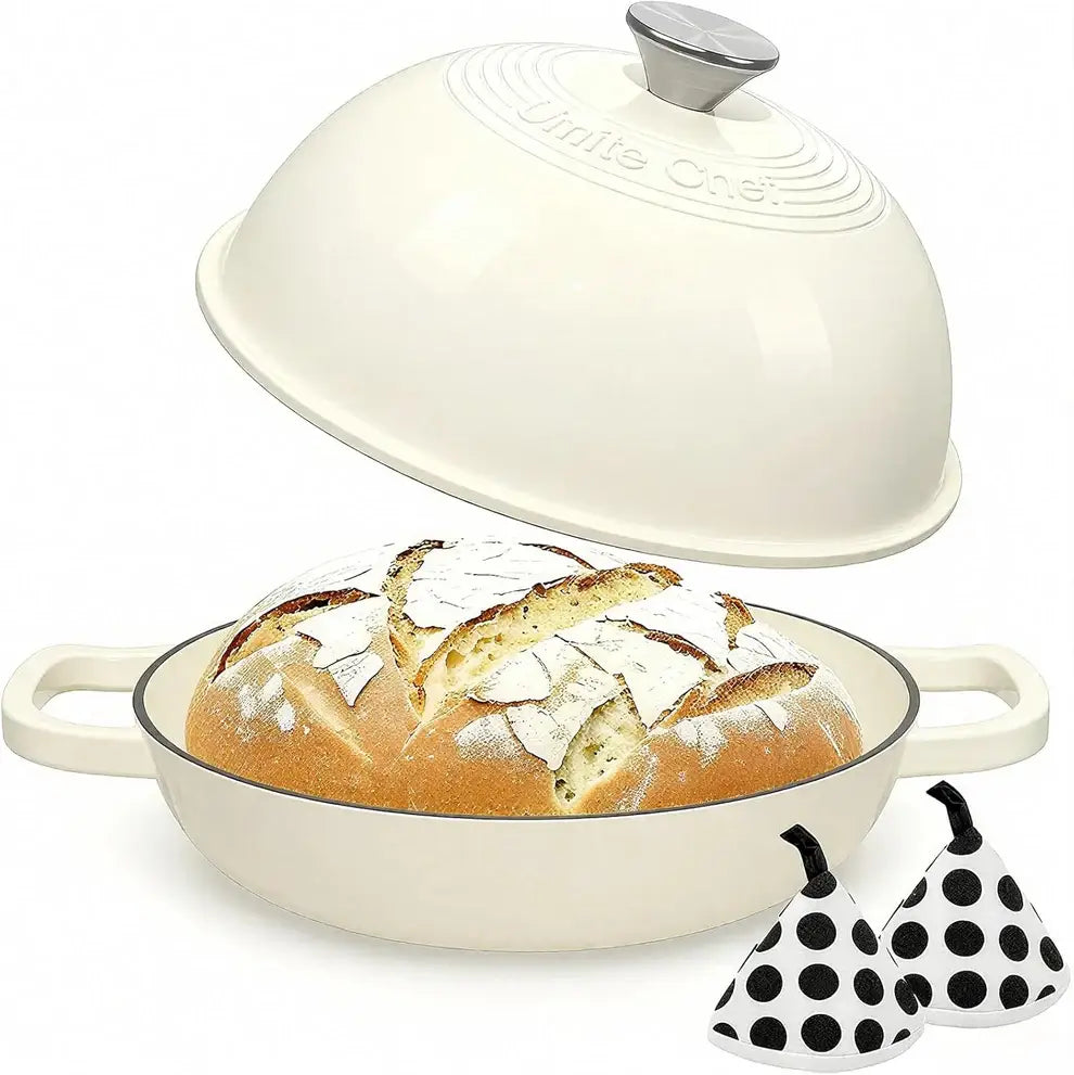 🌭🥪🍞Enameled cast iron bread pan for sourdough bread baking