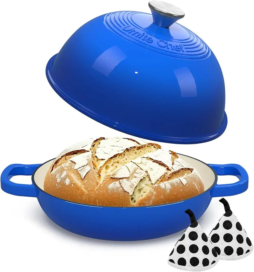 🌭🥪🍞Enameled cast iron bread pan for sourdough bread baking