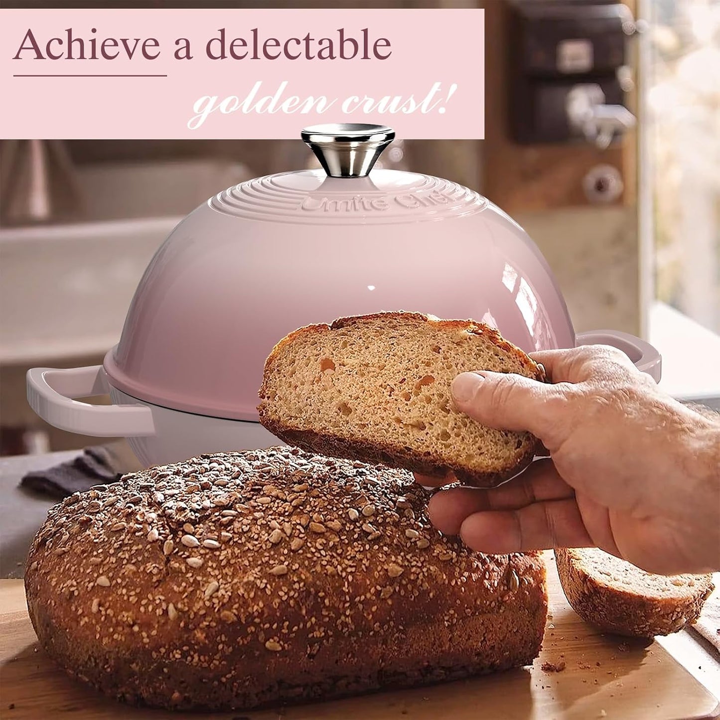 🌭🥪🍞Enameled cast iron bread pan for sourdough bread baking