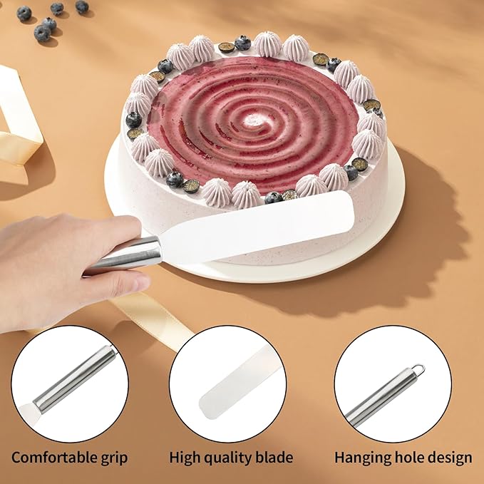 🍰🎂【4pcs】 Cake Spatulas, 6/8/10/12 Inches