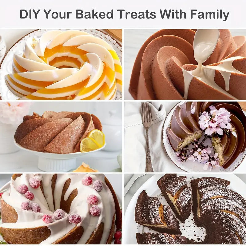 【46Pieces】Silicone Bakeware Set, Non-Stick Kitchen Oven Baking Pans