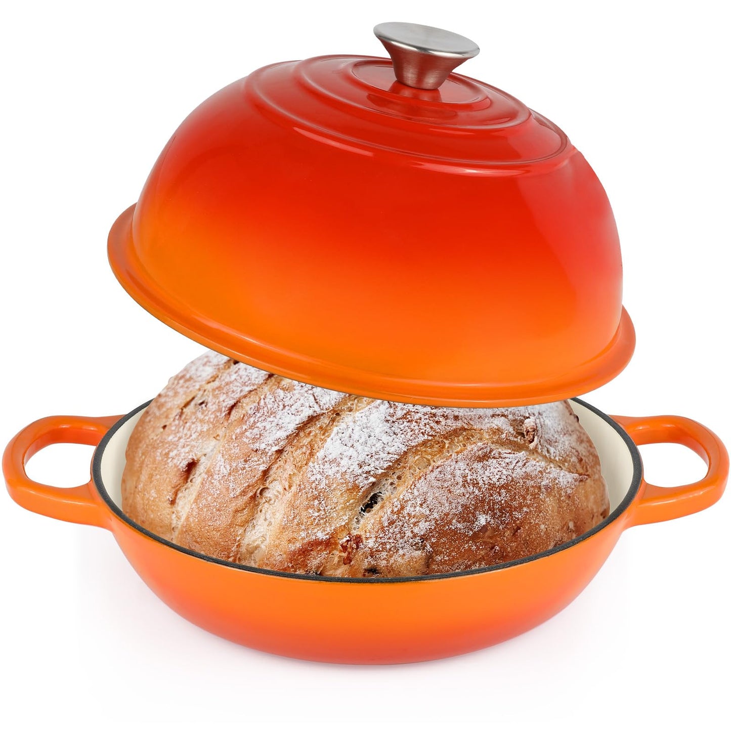 🌭🥪🍞Enameled cast iron bread pan for sourdough bread baking