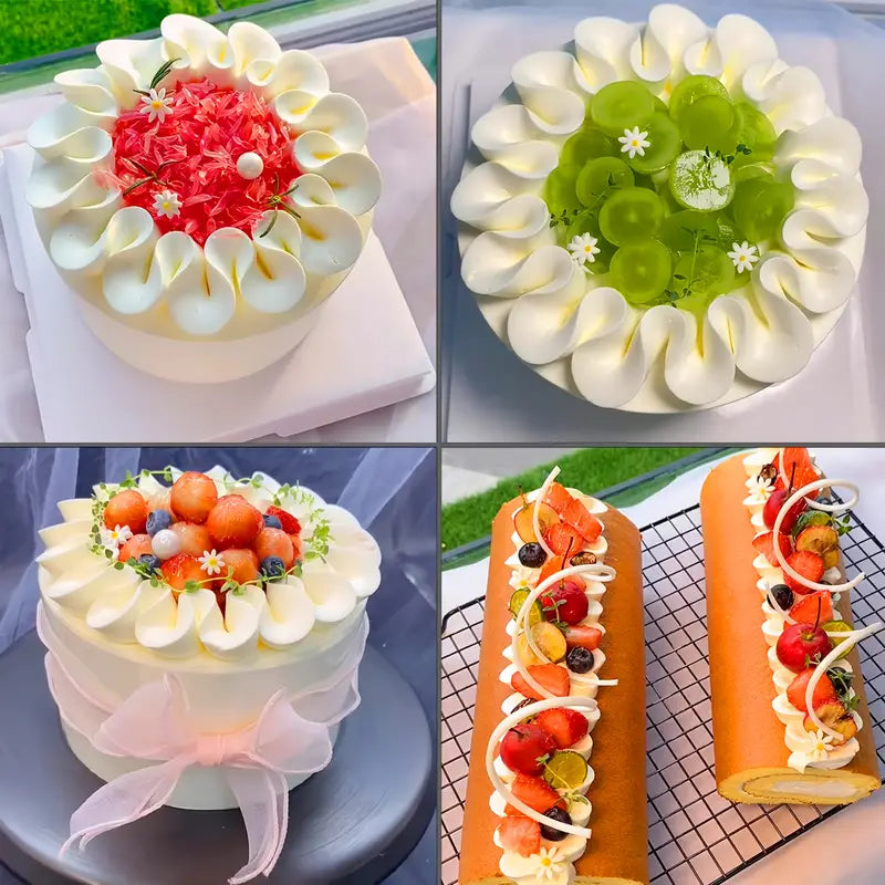 🍰【83 Pieces 】Stainless Steel Cake Decorating Nozzle Set Baking Tool Decorative Nozzle Set Decorative Tools